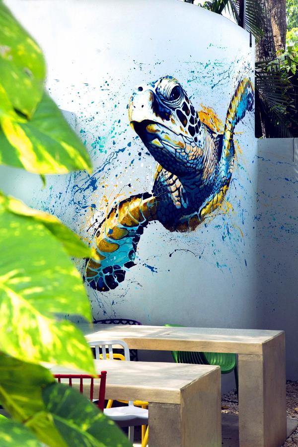 Hostel Frente Al Mar Tropico 20º 코수멜 외부 사진